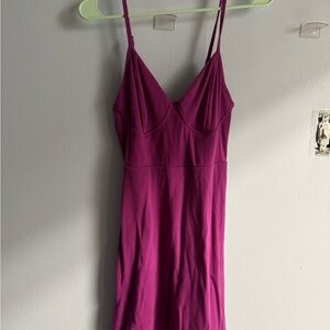 Elegant Magenta Dress